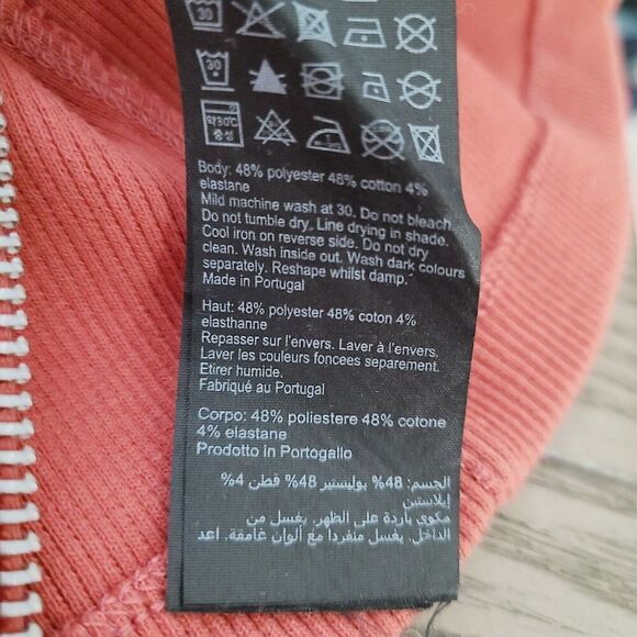 ALLSAINTS Tank Pencil Dress 2 Rust Red Ribbed Knit Full Zip Sleeveless Midi - Picture 6 of 7